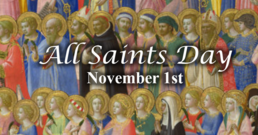 All Saints Day Web Page Header
